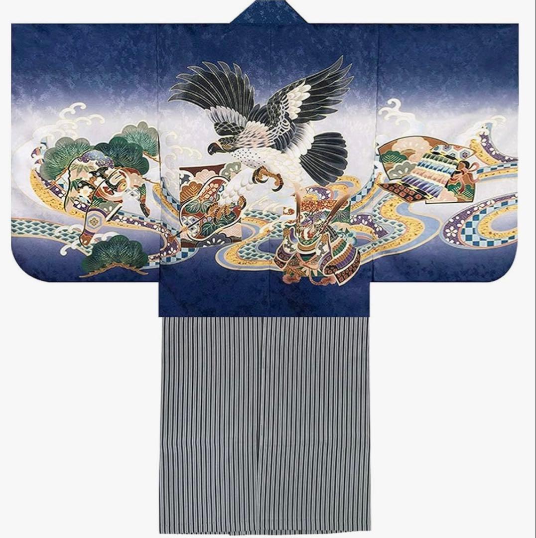 七五三 5歳 男の子 着物 羽織 袴 フルセット