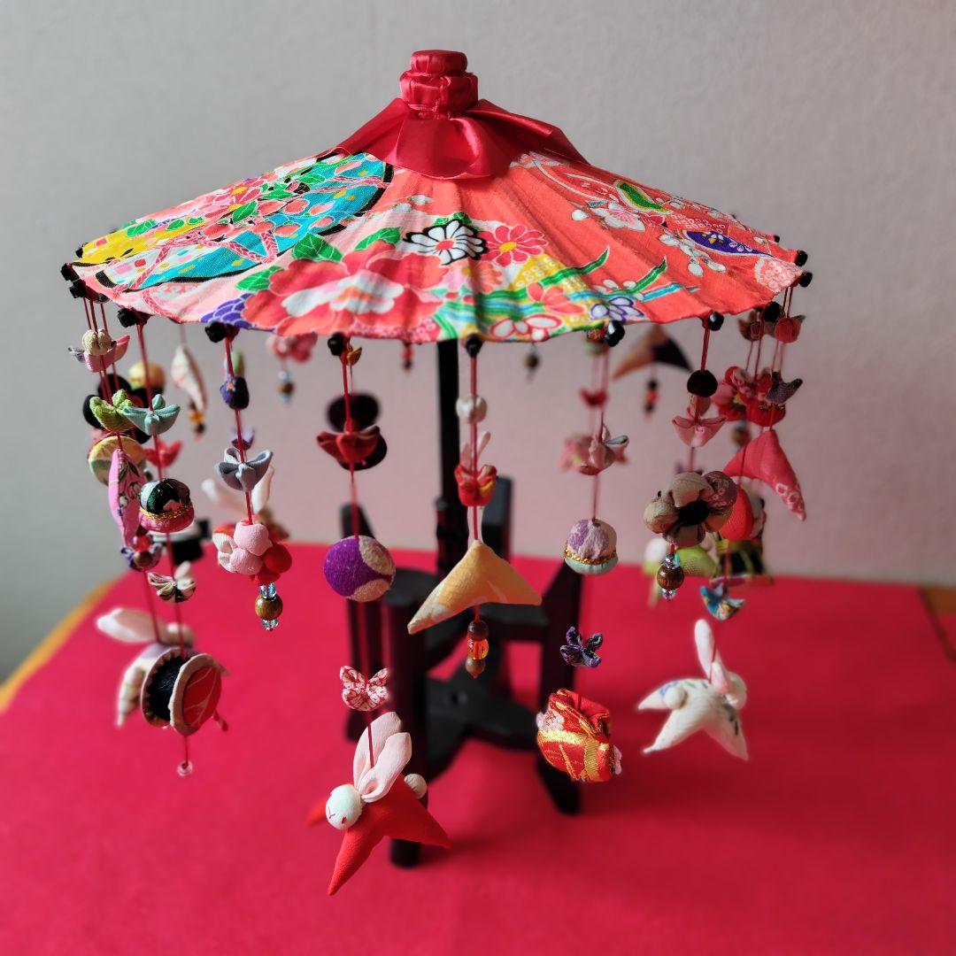 傘福'26＊縁起物＊正絹古布＊手づくり＊Urchin雑貨＊私のお雛様