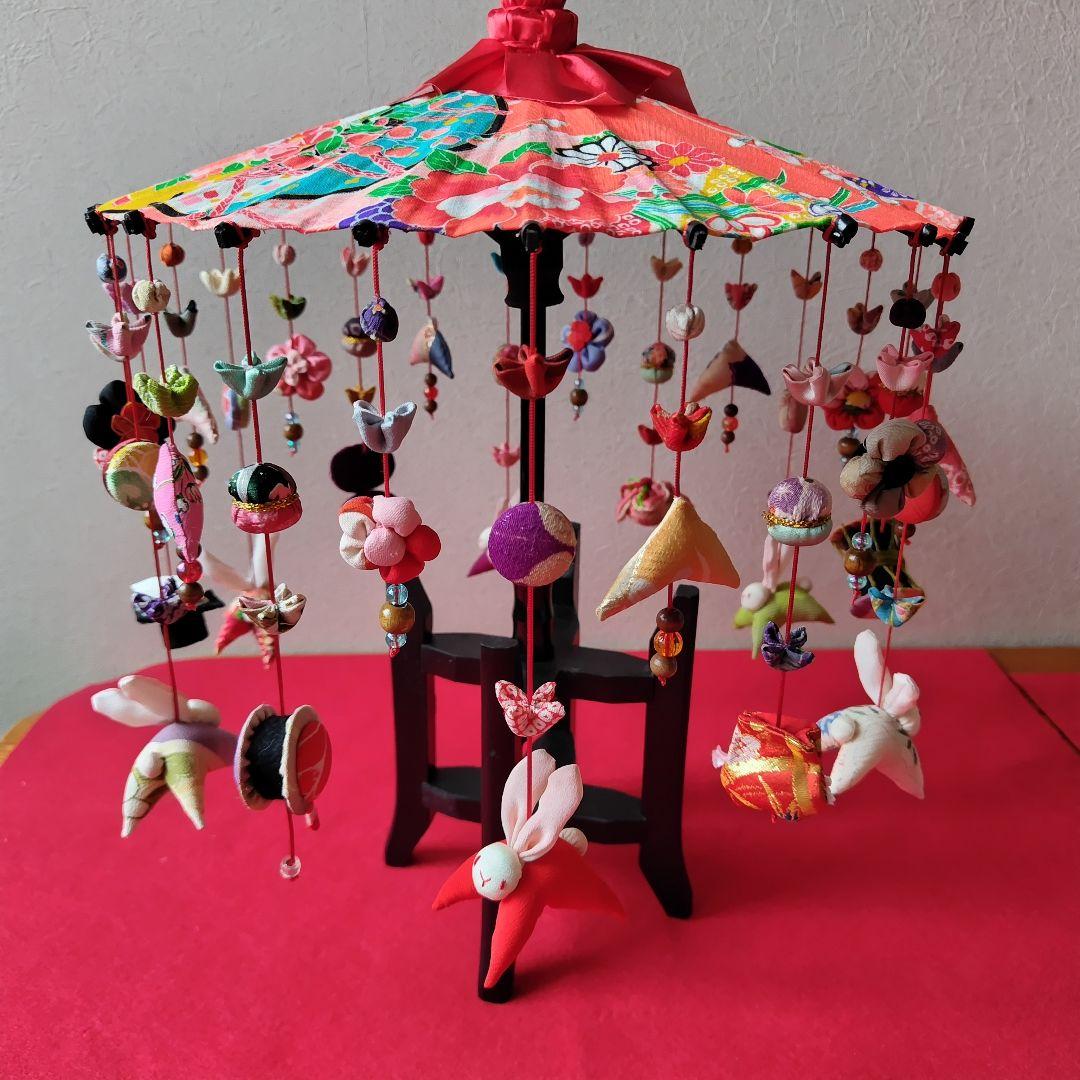 傘福'26＊縁起物＊正絹古布＊手づくり＊Urchin雑貨＊私のお雛様