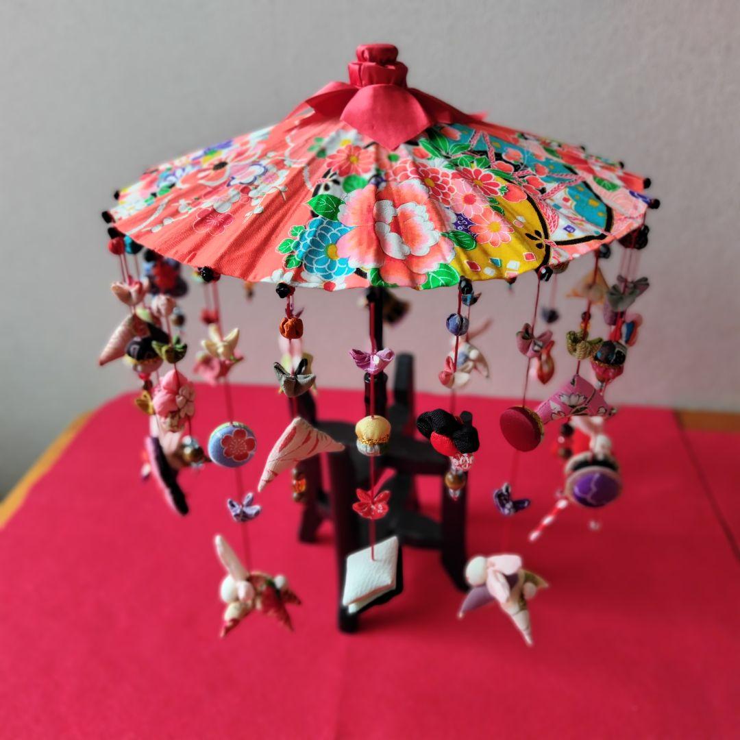 傘福'26＊縁起物＊正絹古布＊手づくり＊Urchin雑貨＊私のお雛様