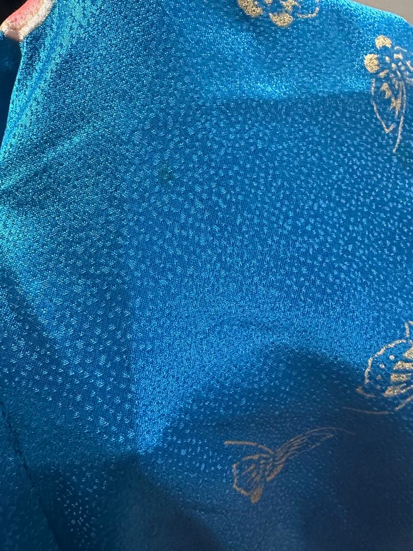 日本製　七五三　フルセット　ブルー　7歳着物