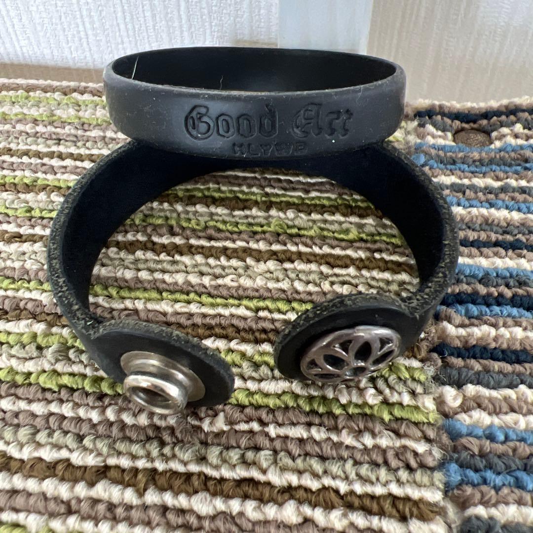 Good art hlywd レザーブレスレット