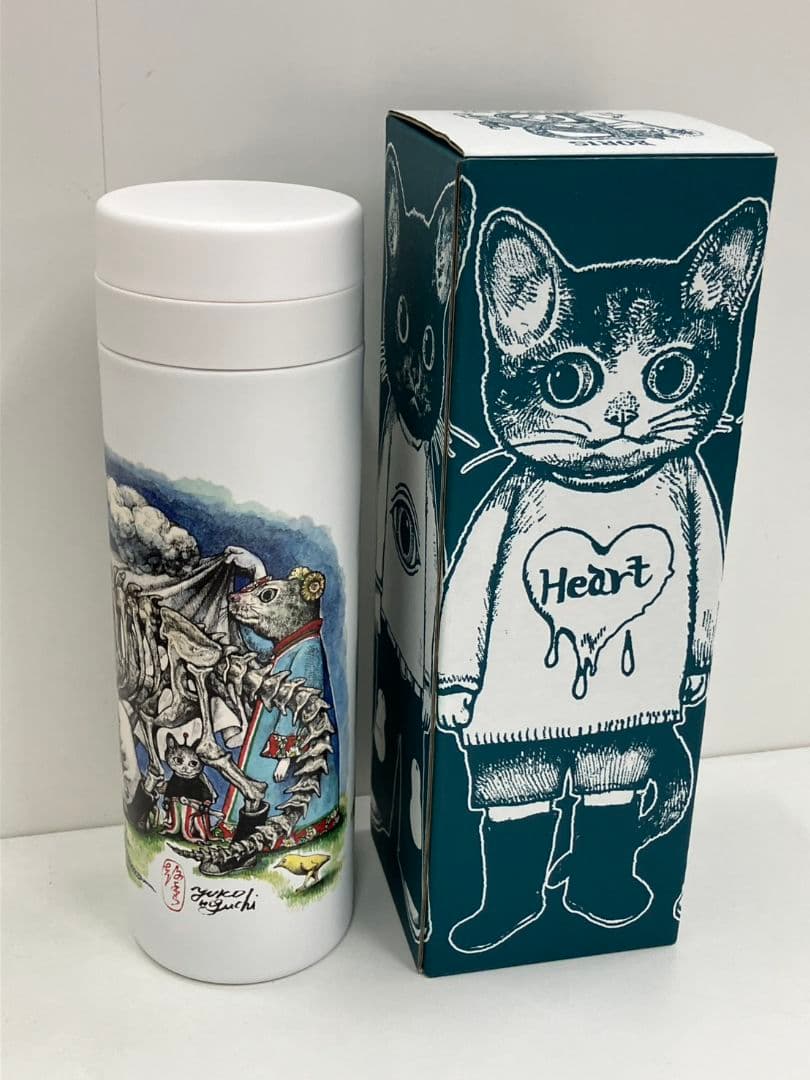 【ヒグチユウコ　スリムサーモステンレスボトル】夜のおさんぽ　500ml