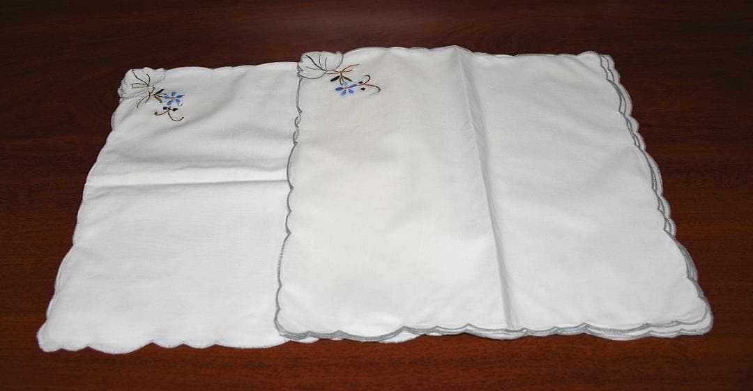 刺繍テーブルクロス ナフキンセット 送料込