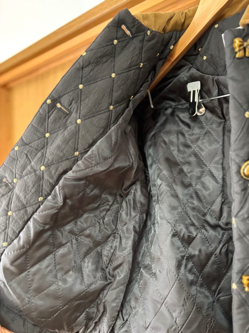 ラポミプチ LA POMME petit キルティング ジャケット ダウン M