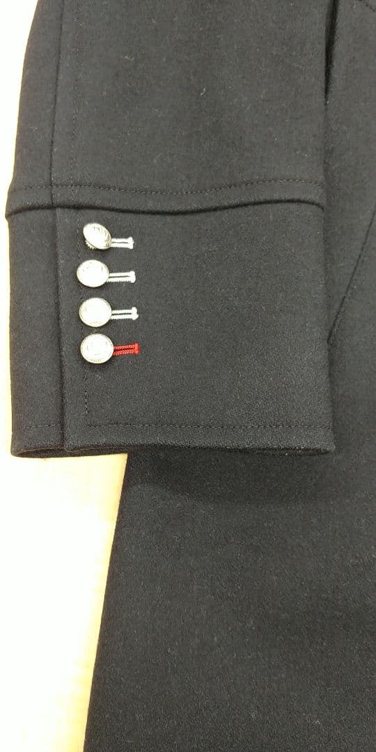 極美品 LOVELESS ラブレス ウール ステンカラー コート メンズ L 紺