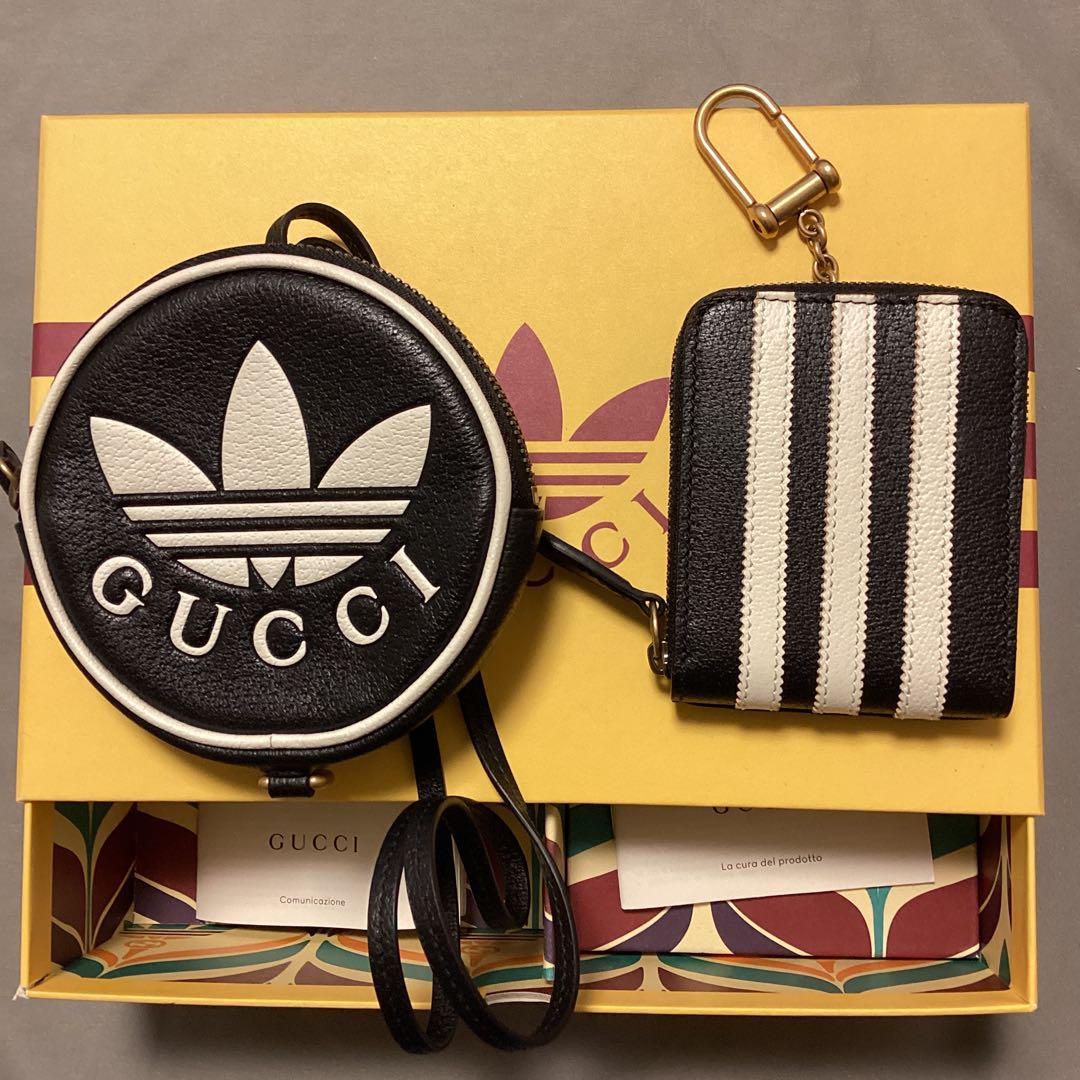 GUCCI x ADIDAS ストラップ付きケース と財布