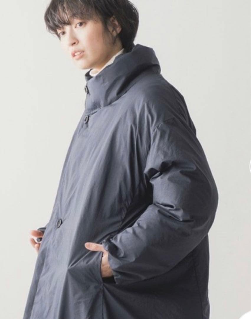 ダウンジャケット miffew/ミフューSTAND COLLAR VOLUME