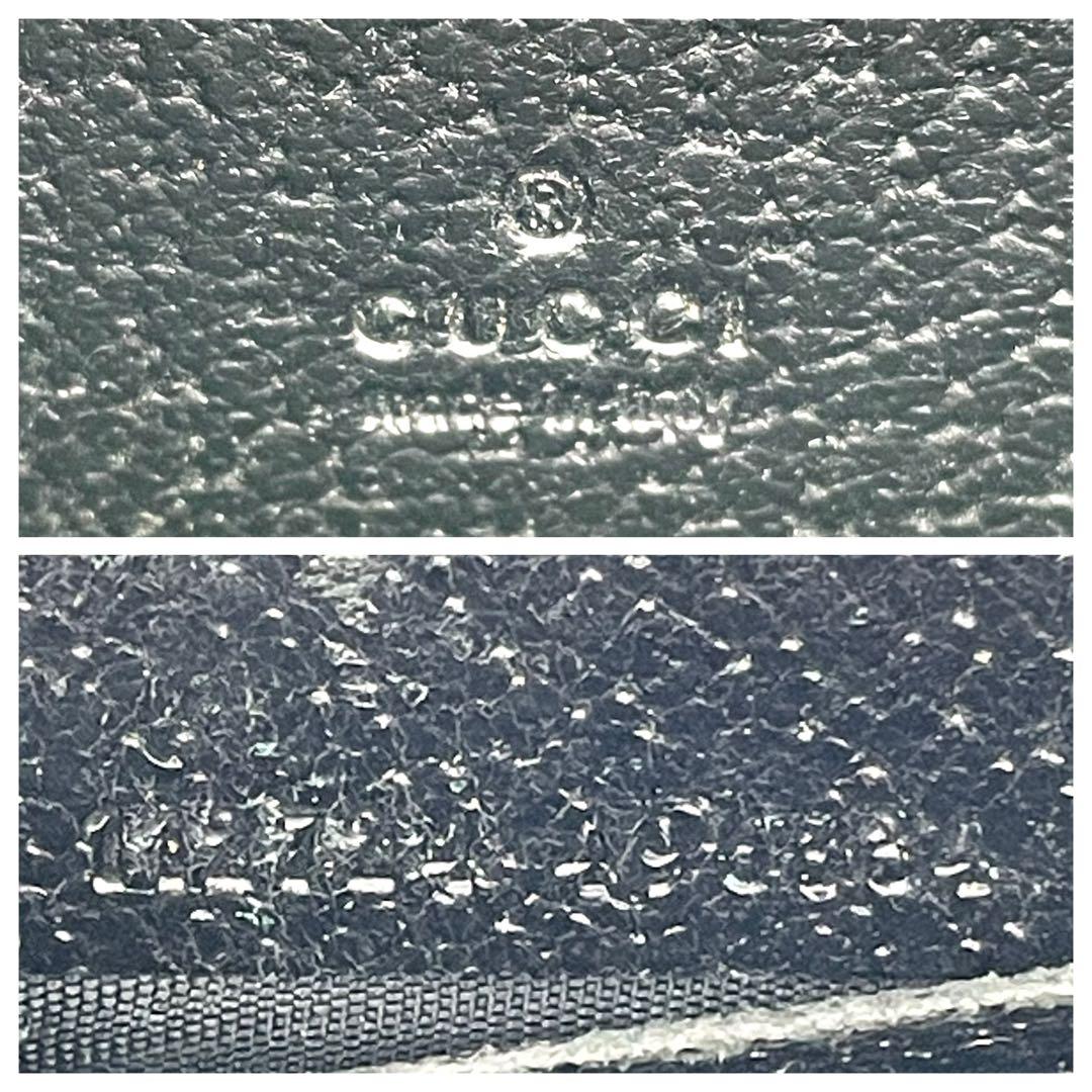 グッチ✨GGキャンバス 長財布 ラウンドファスナー 12カード シルバープレート