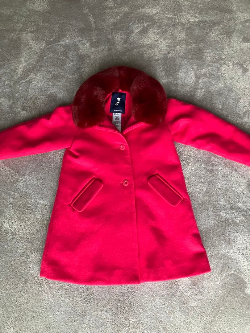 ゆーさ　JACADI PARIS ピンクコート 6A