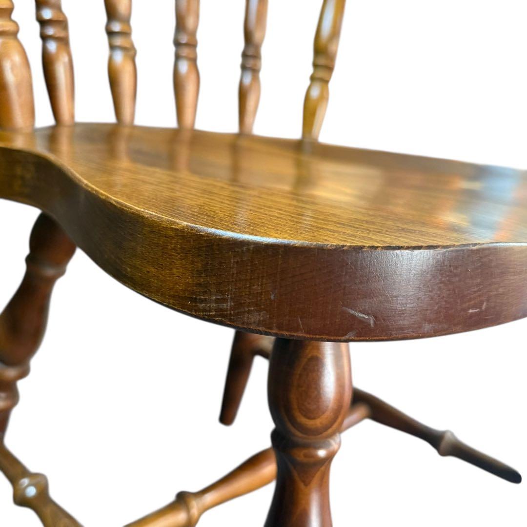 HR912 柏木工　ウィンザーチェア　ダイニングチェア　スピンドルバック