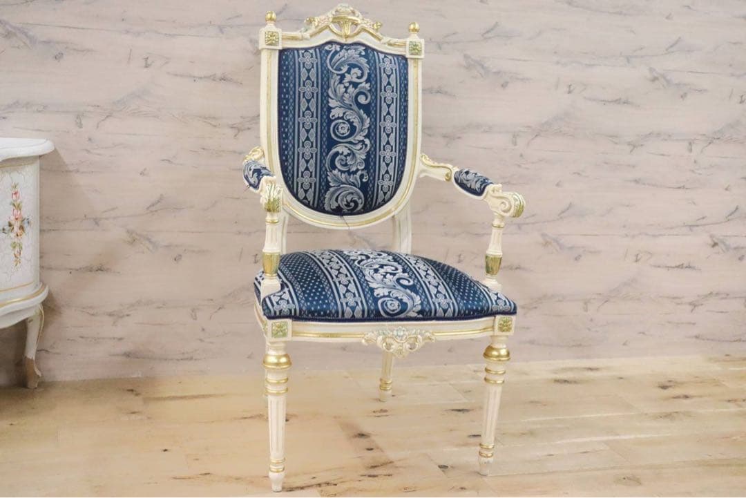 GMGN490F○西洋 アンティーク サロンチェア アームチェア 椅子 クラシッ