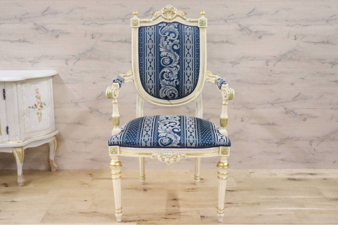 GMGN490F○西洋 アンティーク サロンチェア アームチェア 椅子 クラシッ