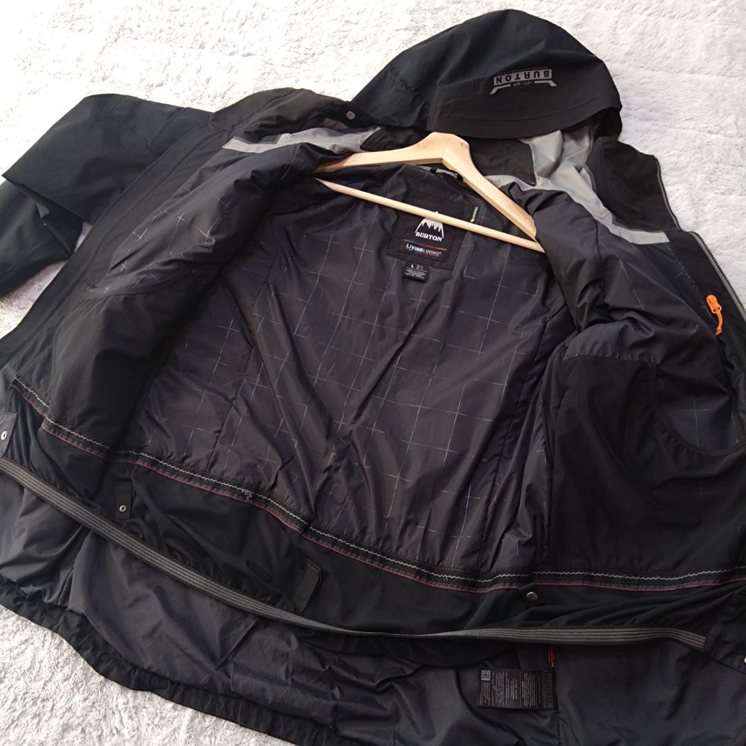 美品BURTON　ＸＬ相当　黒スノーボードウエア　ゴアテックス　保温サーモライト