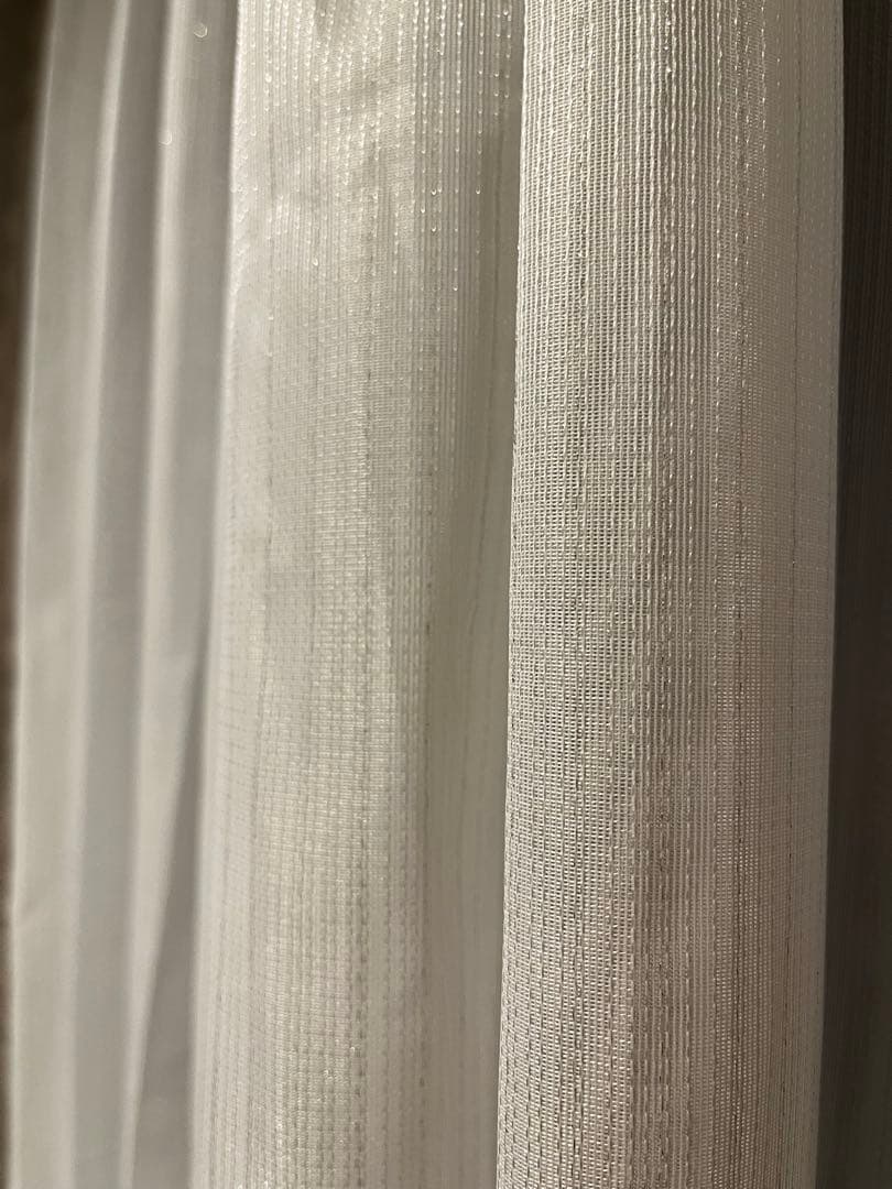 KEYUCA 196×194センチ ケユカ カーテンブラウン　タッセル付