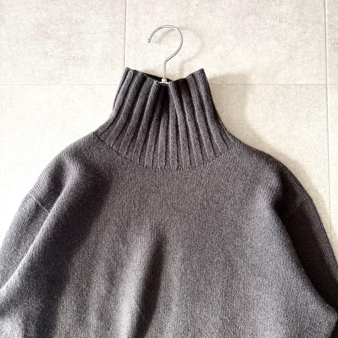 美品✨️マーガレットハウエル タートルネックニット 2 M ブラウン カシミア