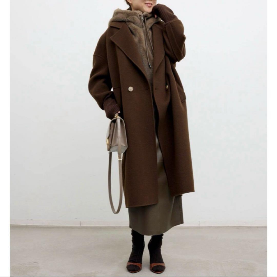 専用★アパルトモン LOU ANDREA RIB WOOL COAT