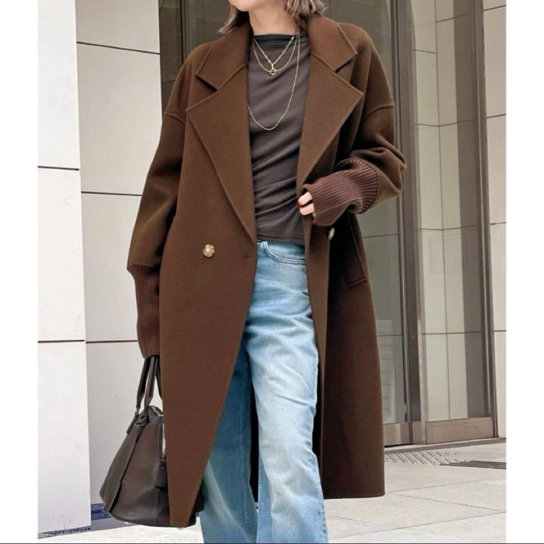 専用★アパルトモン LOU ANDREA RIB WOOL COAT