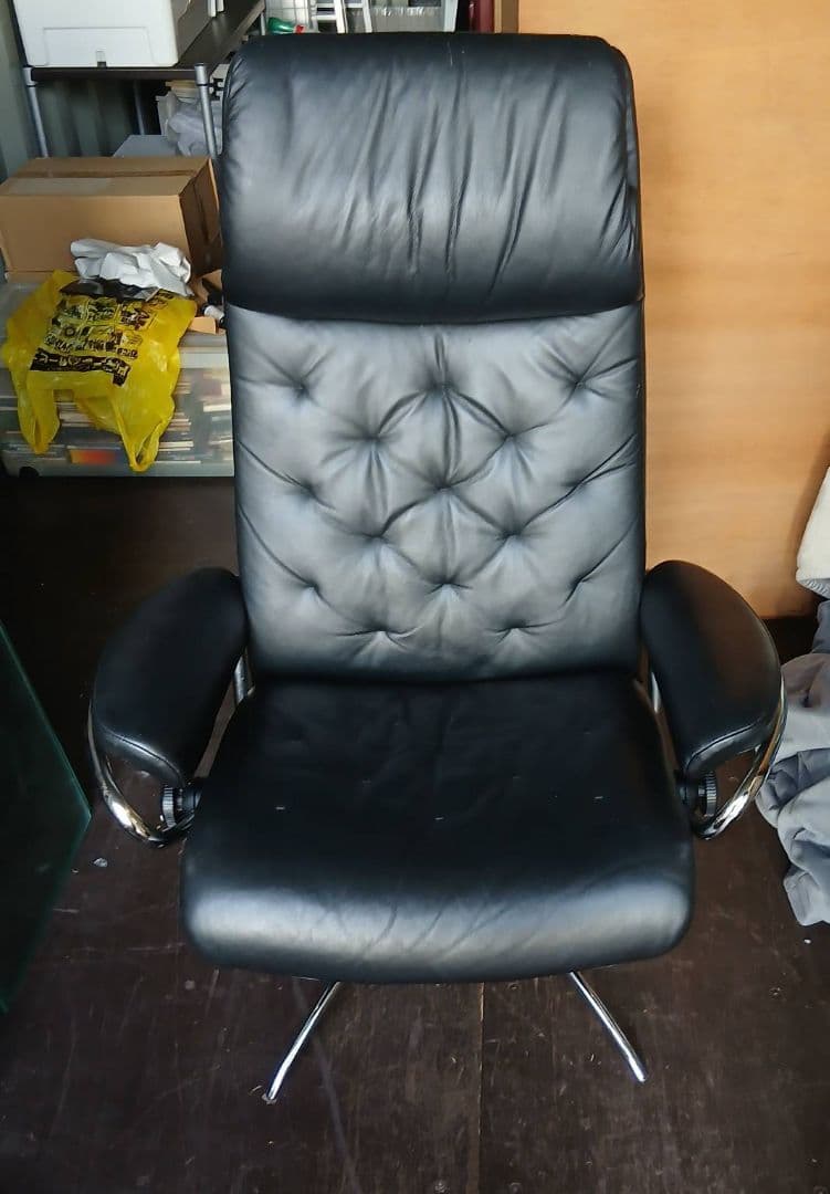 送料無料　エコーネス　ストレスレス　メトロシリーズ　1人掛けソファー＆オットマン