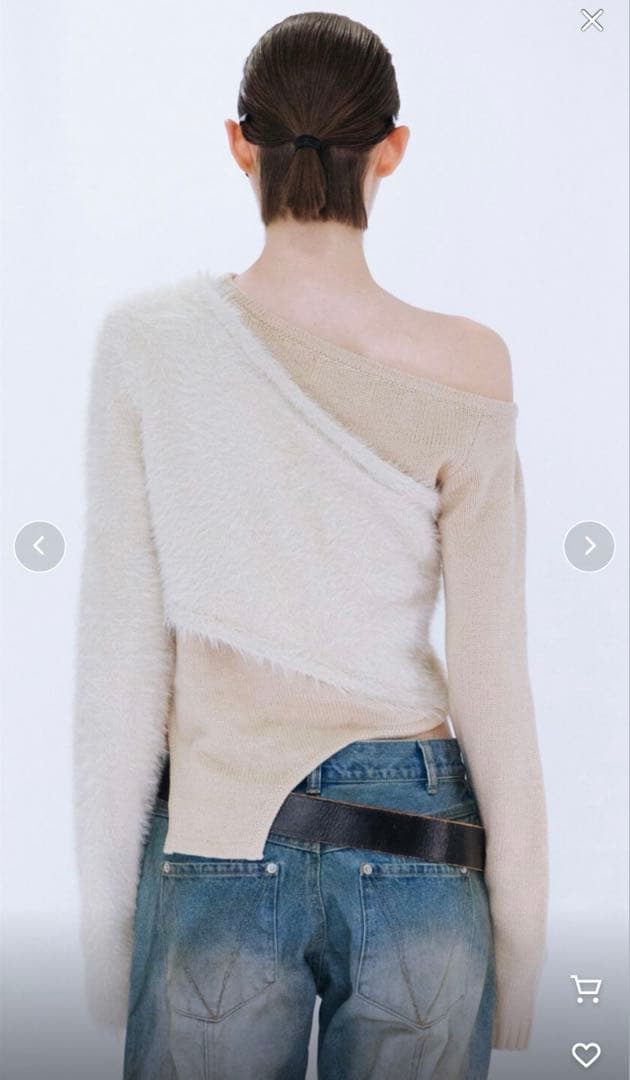 まいこ様VIAVANDA DOCKING KNIT TOP ¥17,600税込