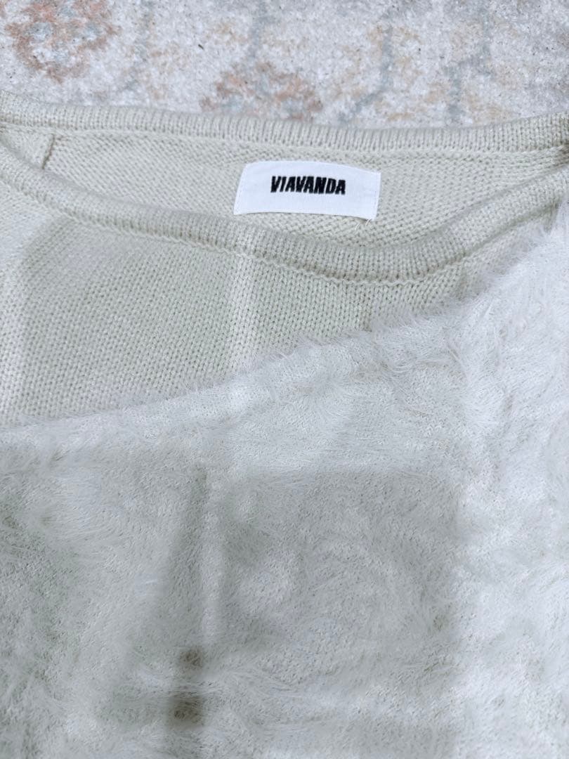 まいこ様VIAVANDA DOCKING KNIT TOP ¥17,600税込