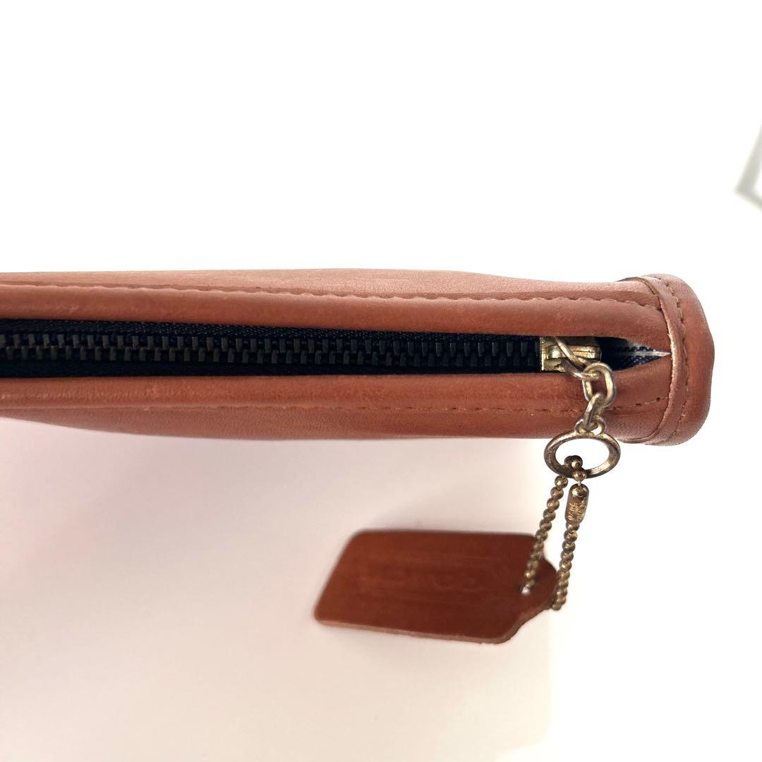 【Old Coach】オールドコーチ ブラウンレザー ポーチ