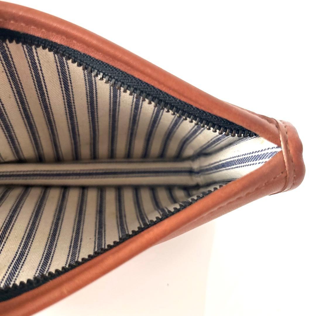 【Old Coach】オールドコーチ ブラウンレザー ポーチ