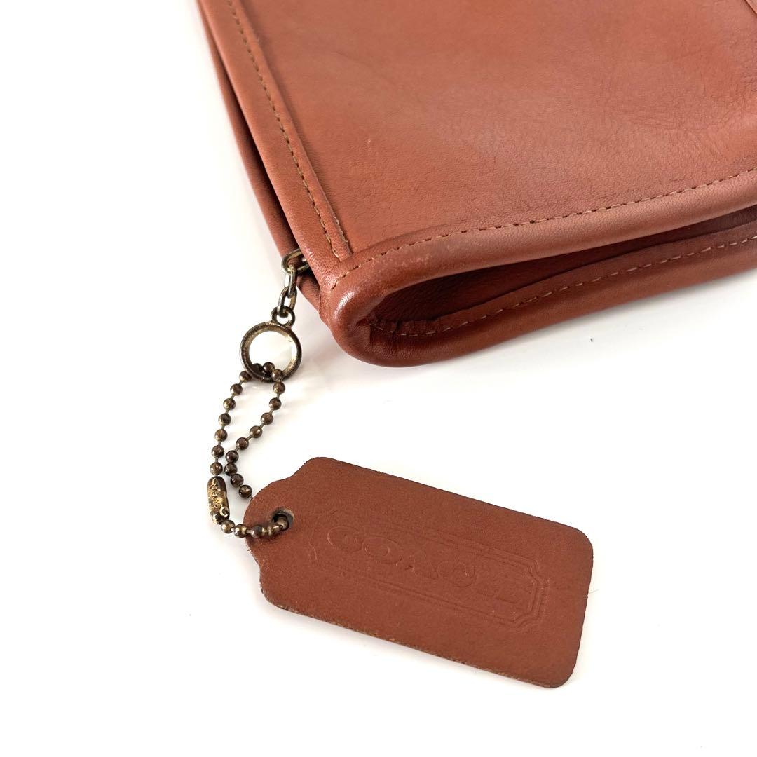 【Old Coach】オールドコーチ ブラウンレザー ポーチ