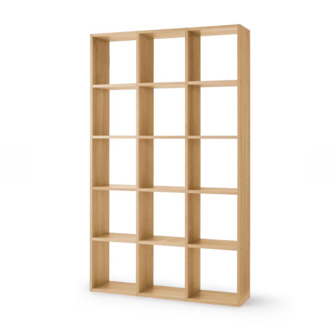 無印良品　スタッキングシェルフ　オーク材