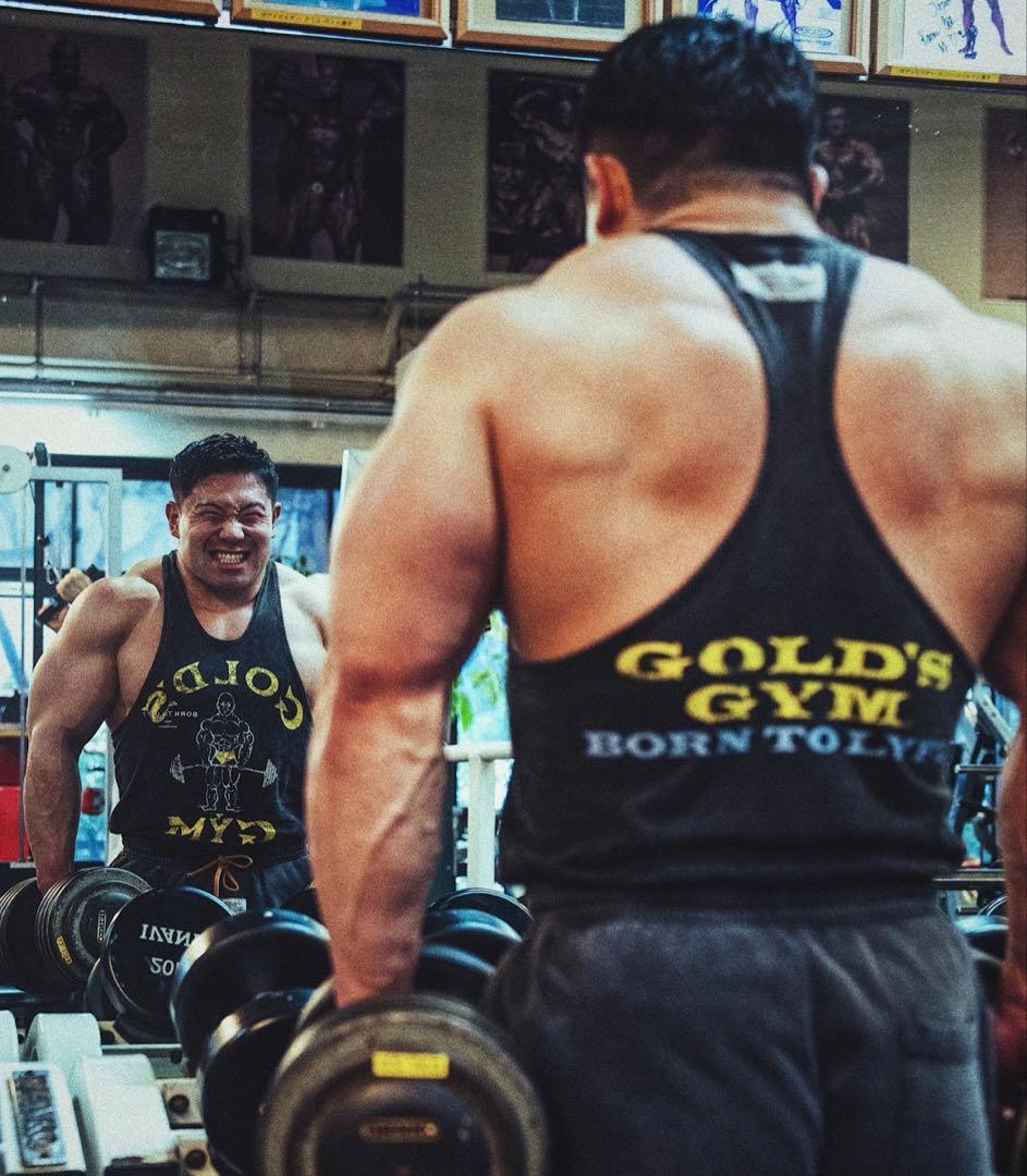 【即完売品】LÝFT × GOLD'S GYM タンクトップＬサイズ ブラック