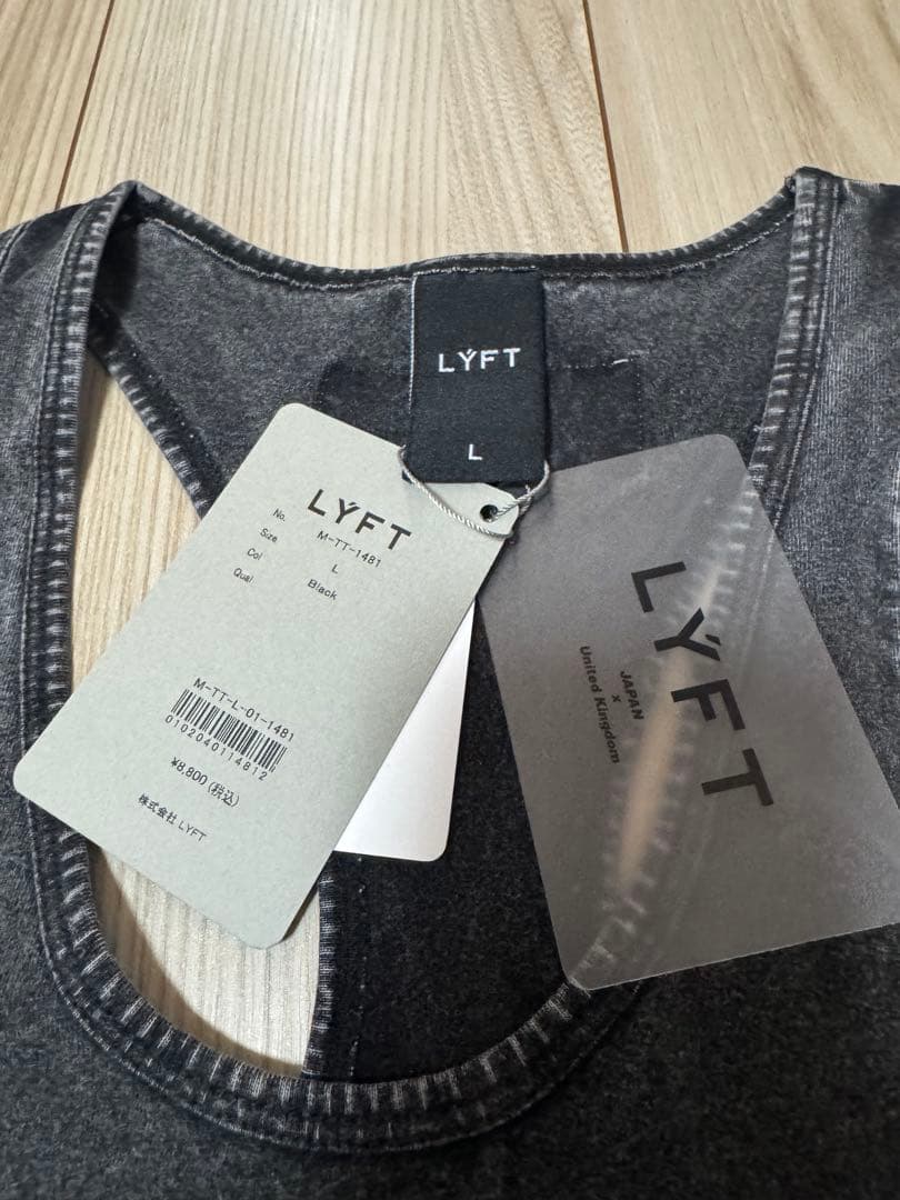 【即完売品】LÝFT × GOLD'S GYM タンクトップＬサイズ ブラック