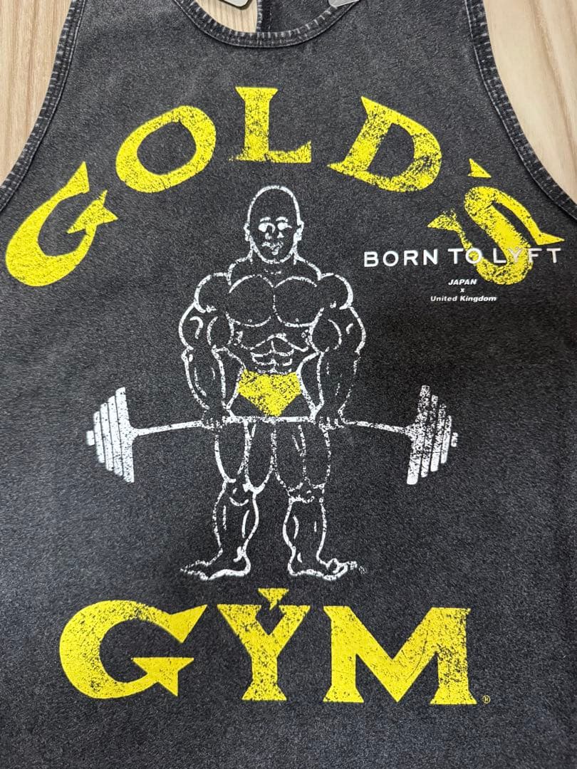 【即完売品】LÝFT × GOLD'S GYM タンクトップＬサイズ ブラック