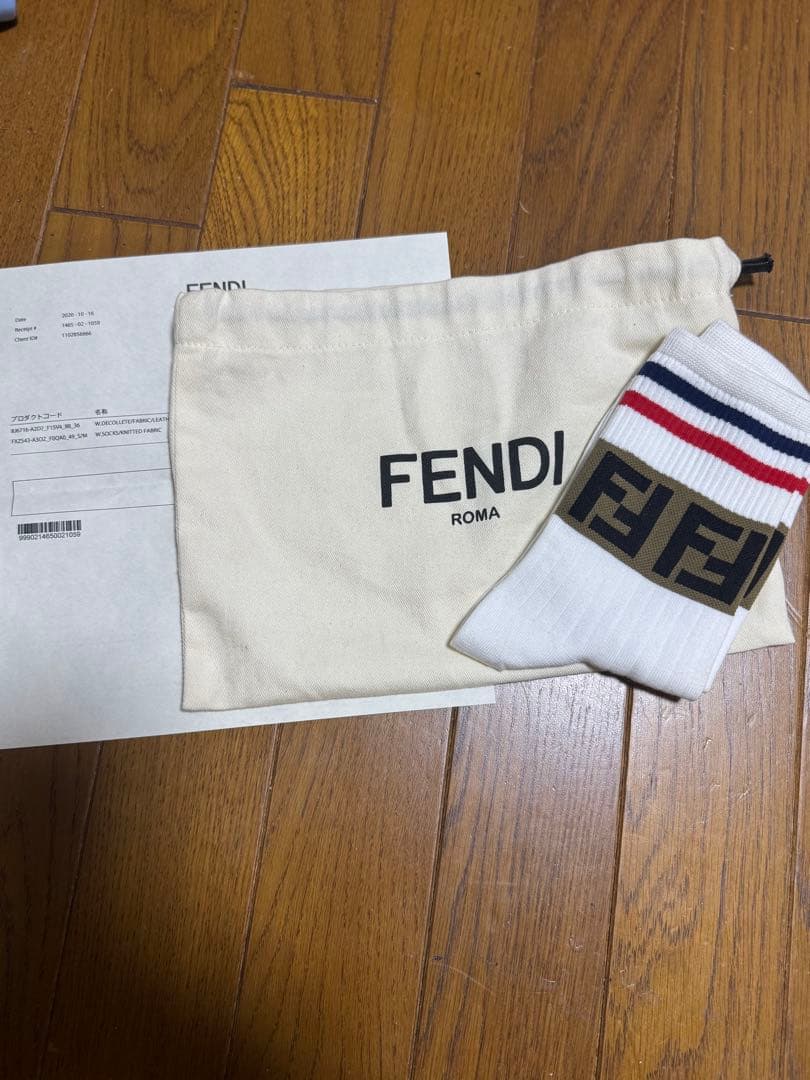 フェンディ FENDI 新品ソックス靴下