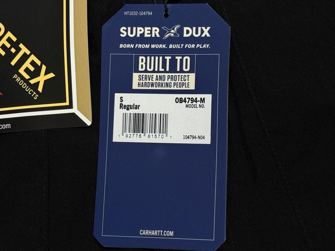 新品 カーハート SUPER DUX GORE-TEX PANTS US:S