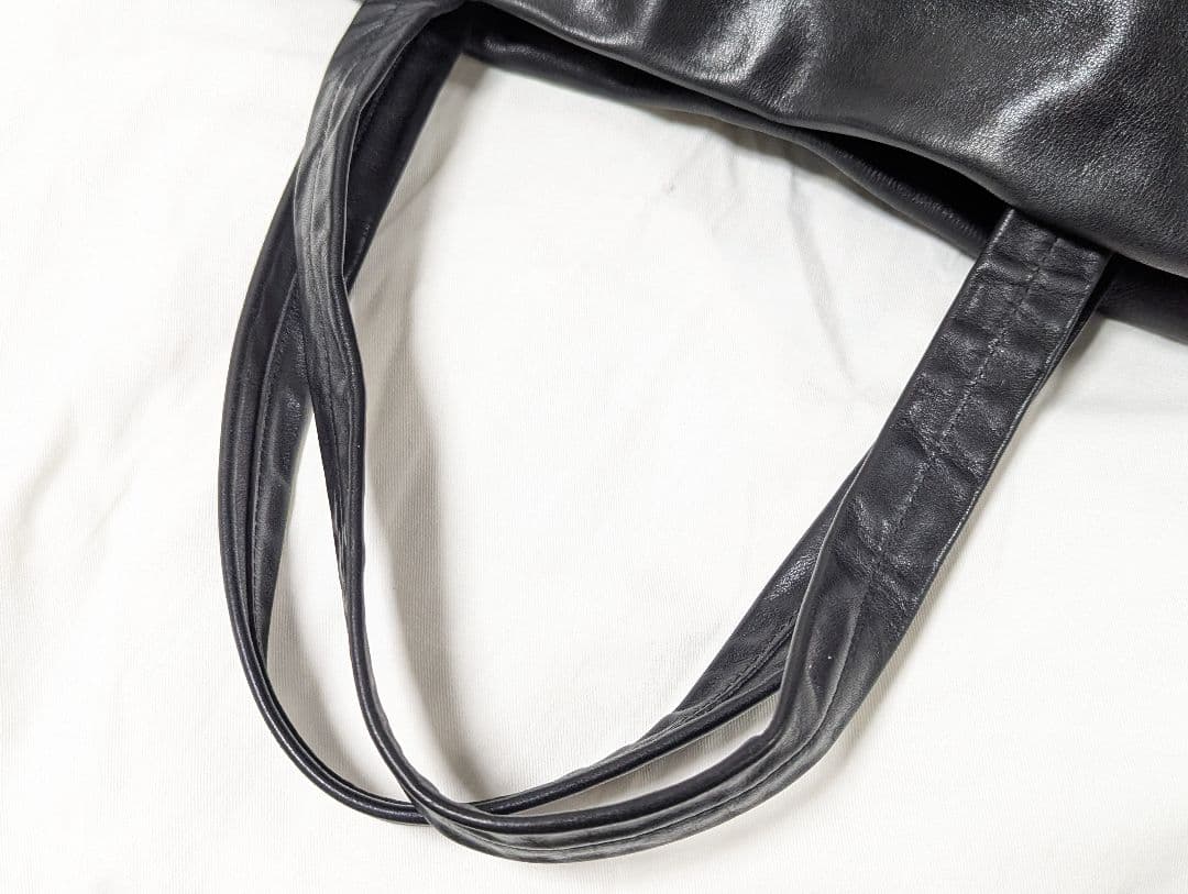 石見銀山 群言堂 トートバック　本革　レザー　黒 A4