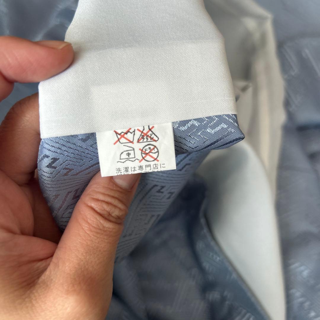 七五三五歳‼️素敵薄水色上品‼️縞袴とも似合ってまし