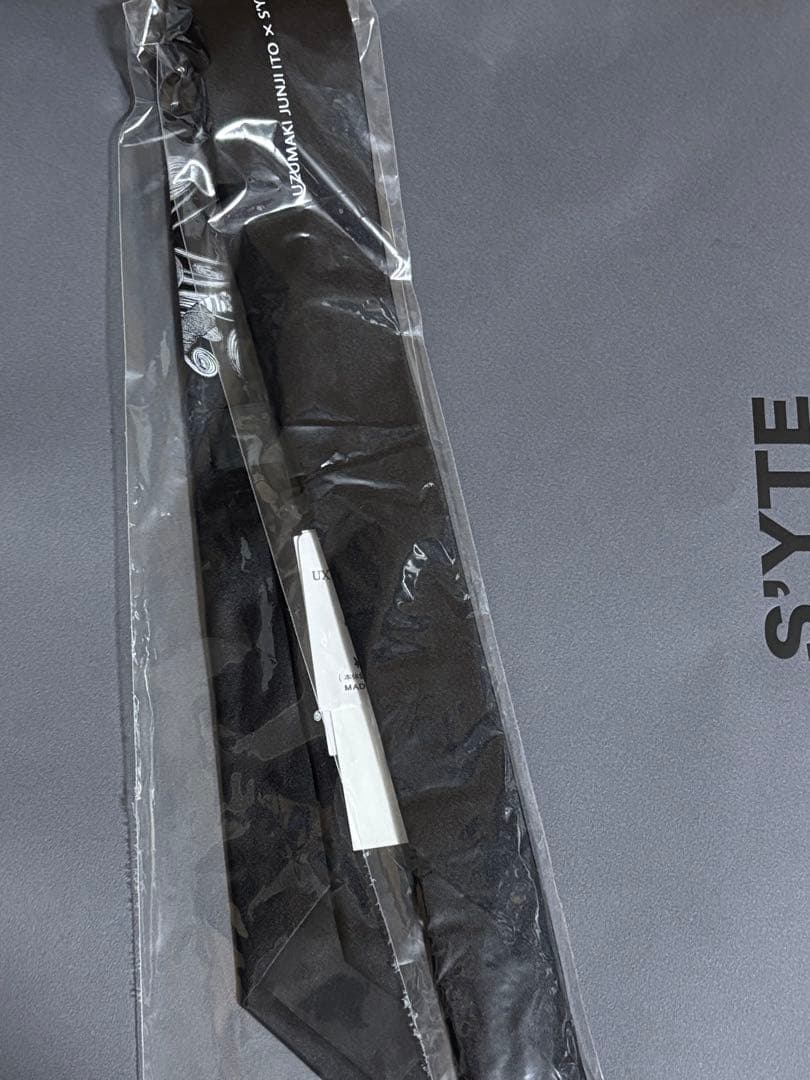 S'YTE × 伊藤潤二 UZUMAKI KIRIE SILK TIE