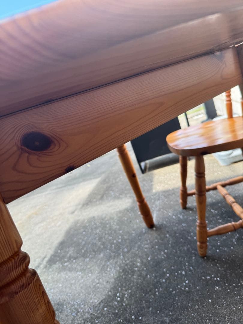 アンティーク・2人用ダイニングテーブルセット　その1 テーブル