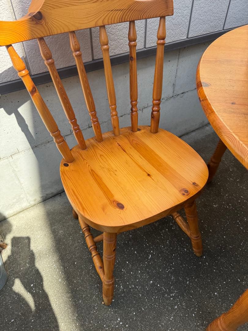 アンティーク・2人用ダイニングテーブルセット　その1 テーブル