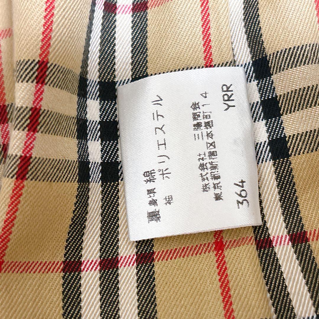 バーバリーブルーレーベル ステンカラーコート ノバチェック ライナー付　L