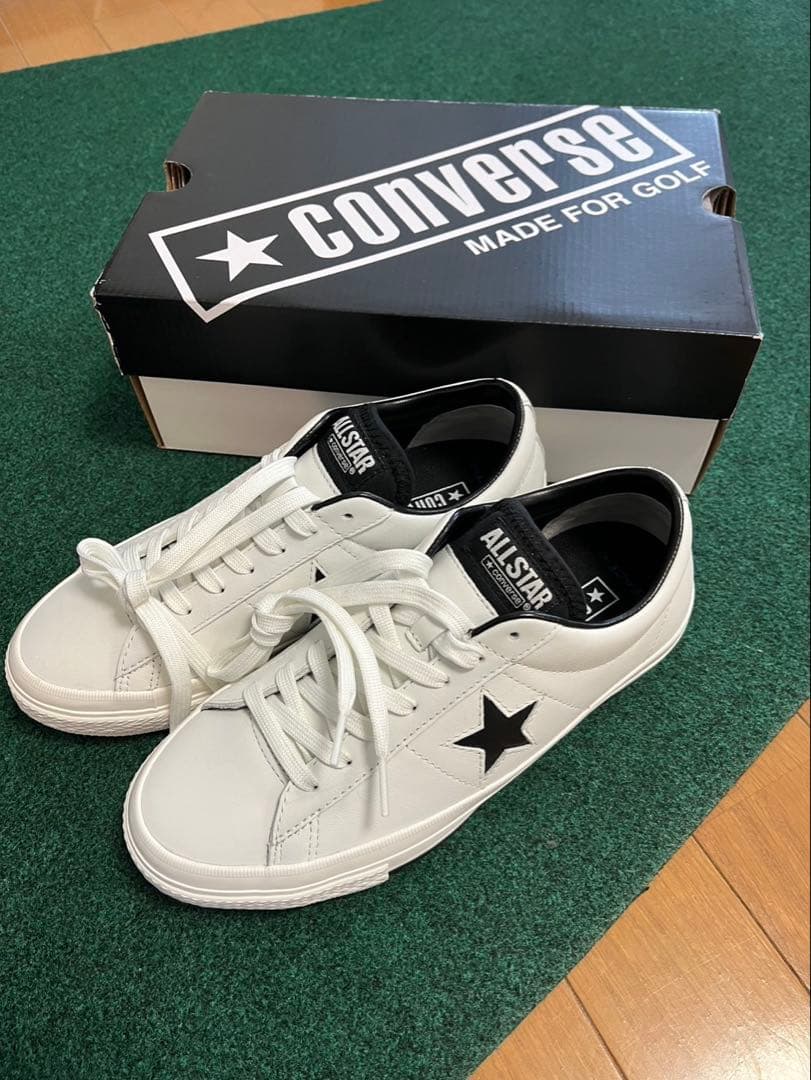 希少　コンバース ゴルフ シューズ レディースホワイト/ブラック24.0cm即日