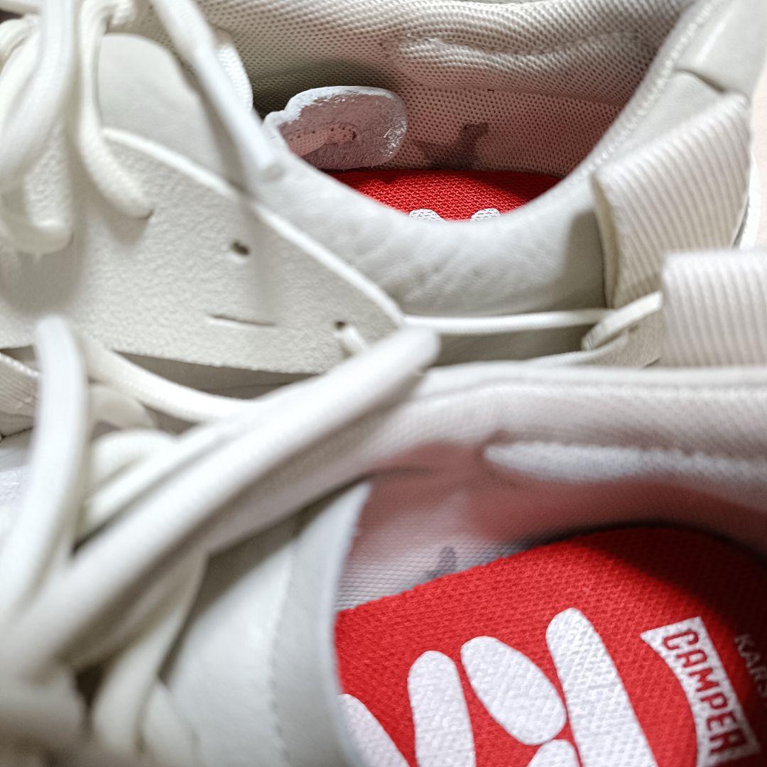 【美品】CAMPER カンペール スニーカー カースト レザー ホワイト 36