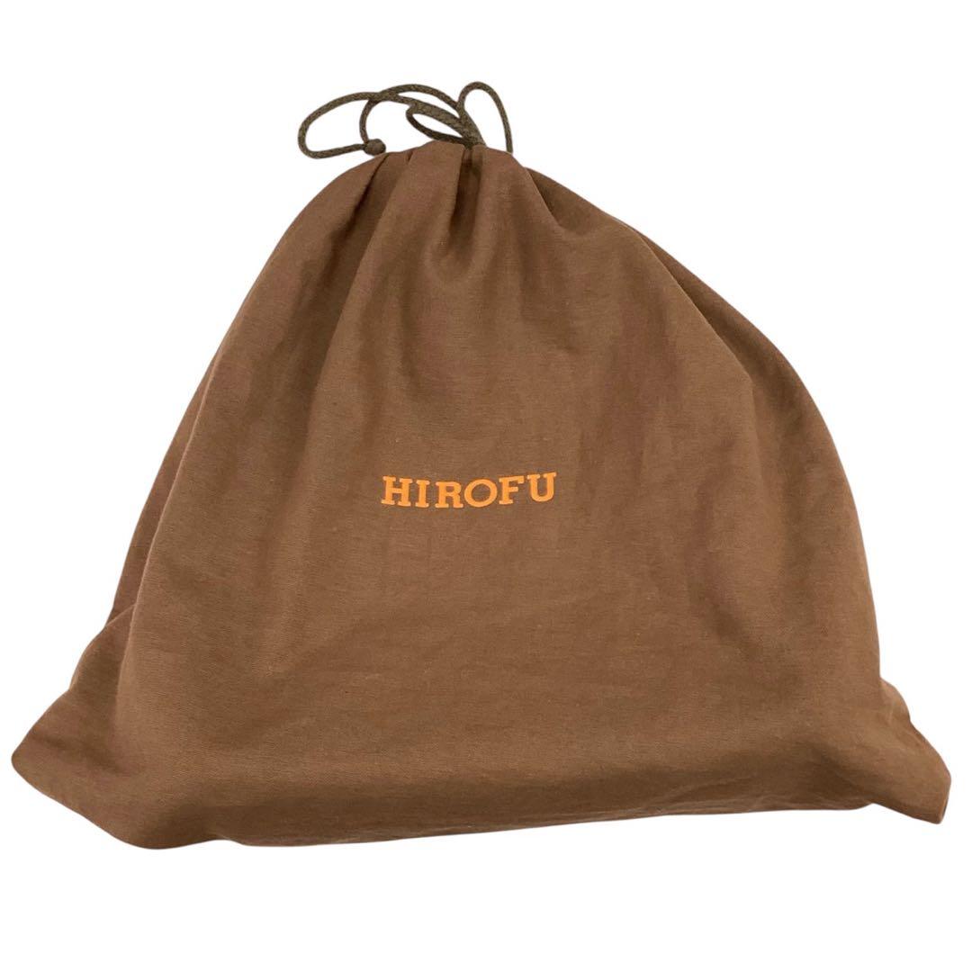 【HIROFU】レッド★レザーバッグ★保存袋【ヒロフ】