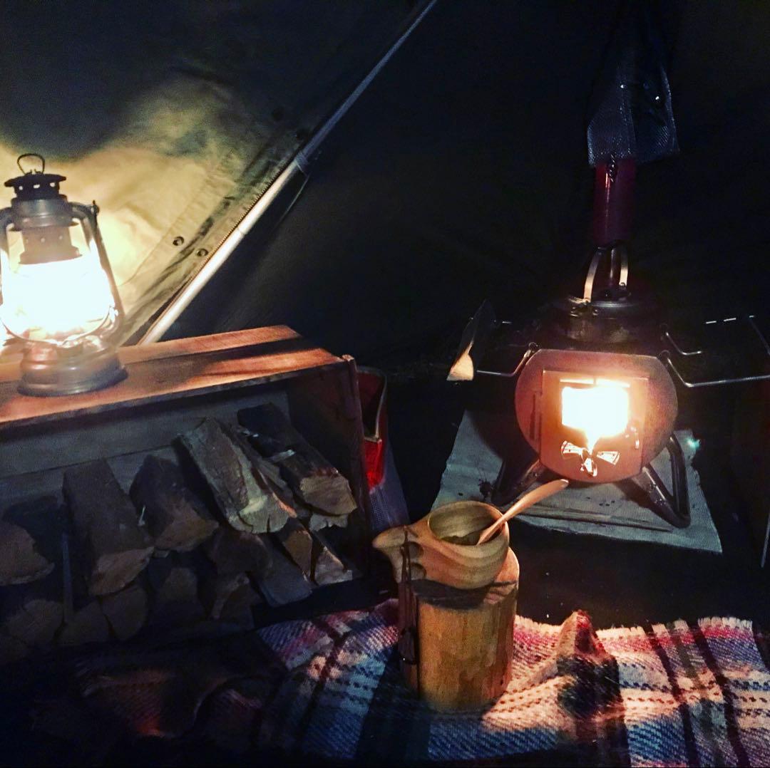 取説付き《フォックスベース仕様》二股フレーム＋棟ポール　快適キャンプセット⭐︎