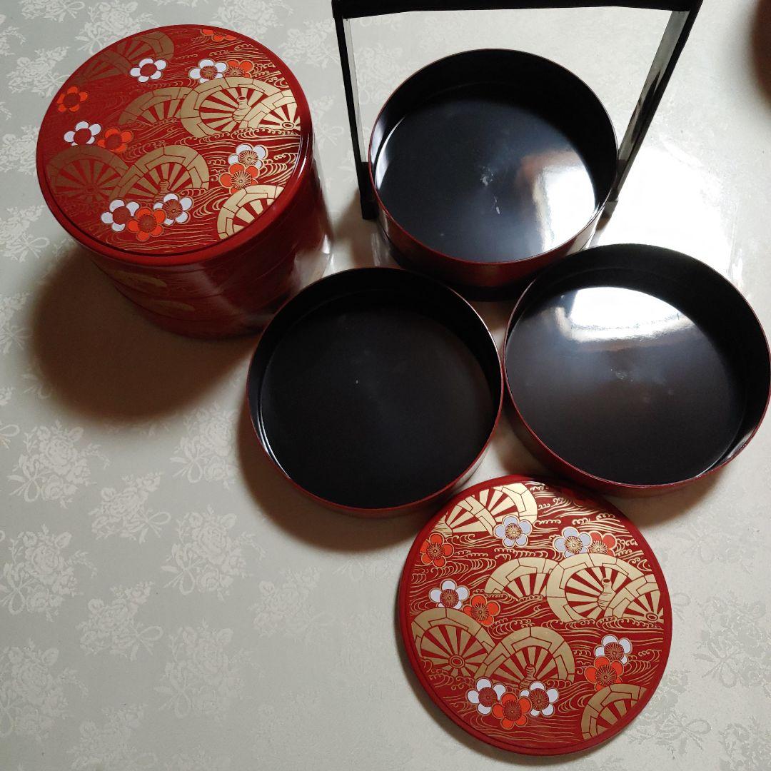 和食器　梅:お重、お椀セット　山中漆器　大皿　美術漆器　湯呑み　有田焼