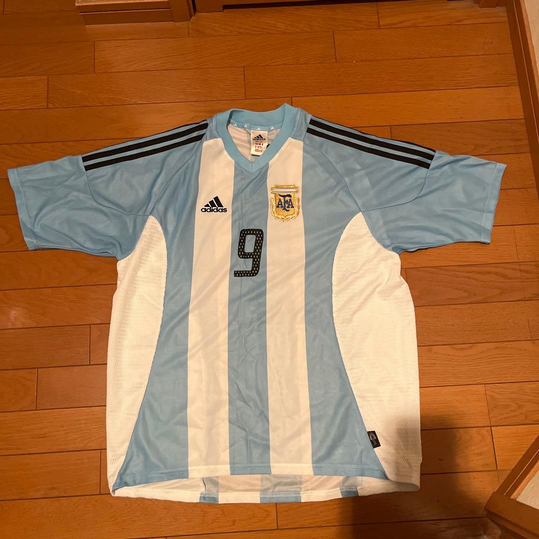 アディダスアルゼンチン BATISTUTA 9番　サイズ2XO