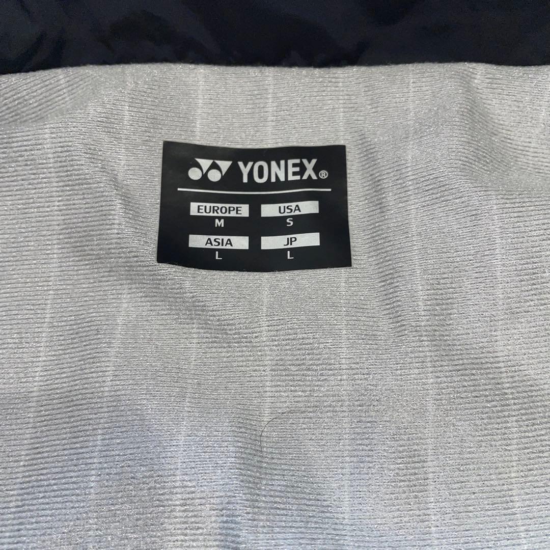 YONEX ウィンドブレーカー上下 色ブラック　サイズL