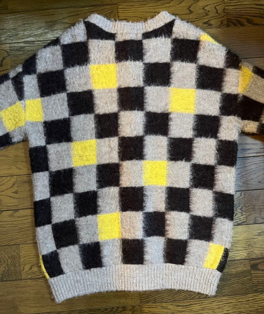 フレッドペリー ジャーナルスタンダード別注　カーディガン　チェッカーフラッグ