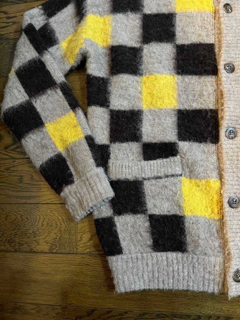 フレッドペリー ジャーナルスタンダード別注　カーディガン　チェッカーフラッグ