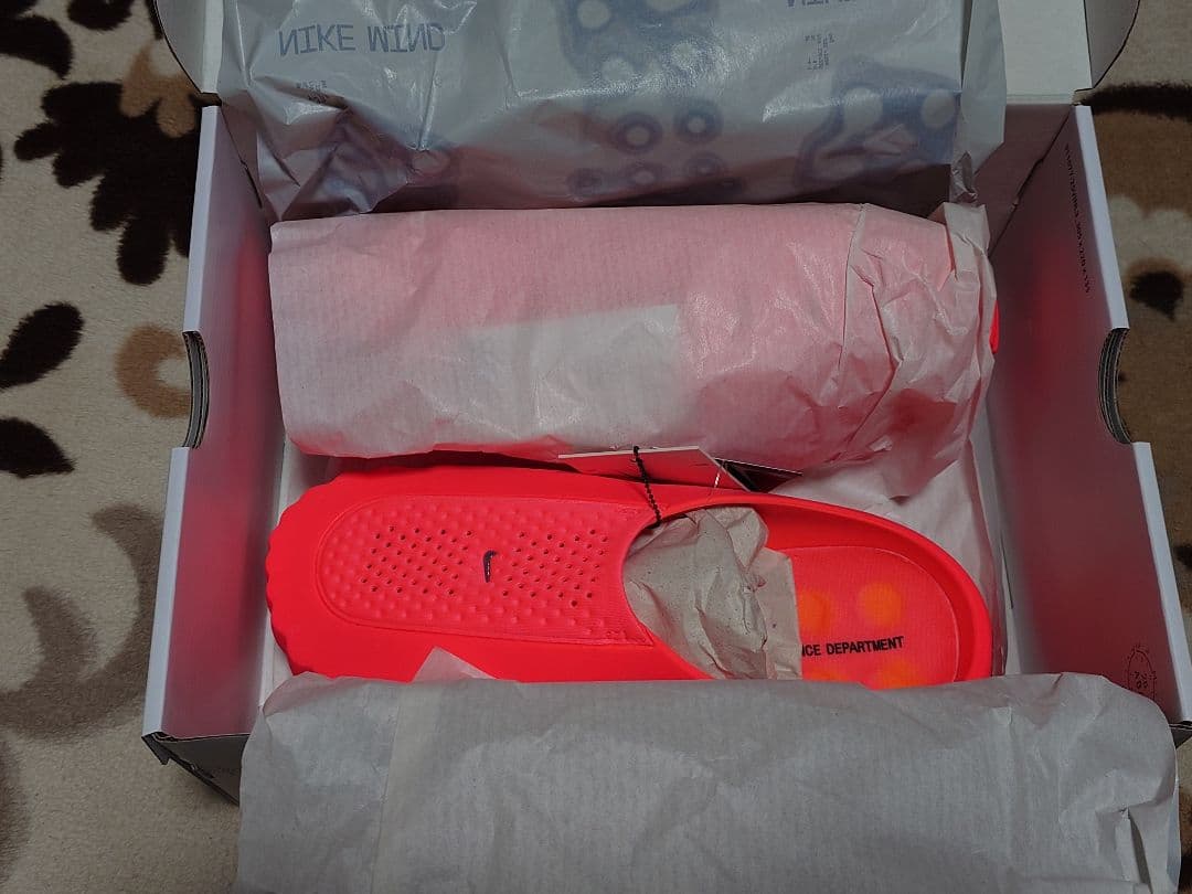 靴 NIKE MIND 001 MULE SOLAR RED 27cm